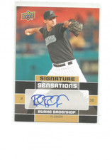 2010 UPPER DECK SIGNATURE SENSATIONS #BA BURKE BADENHOP  AUTO  B53