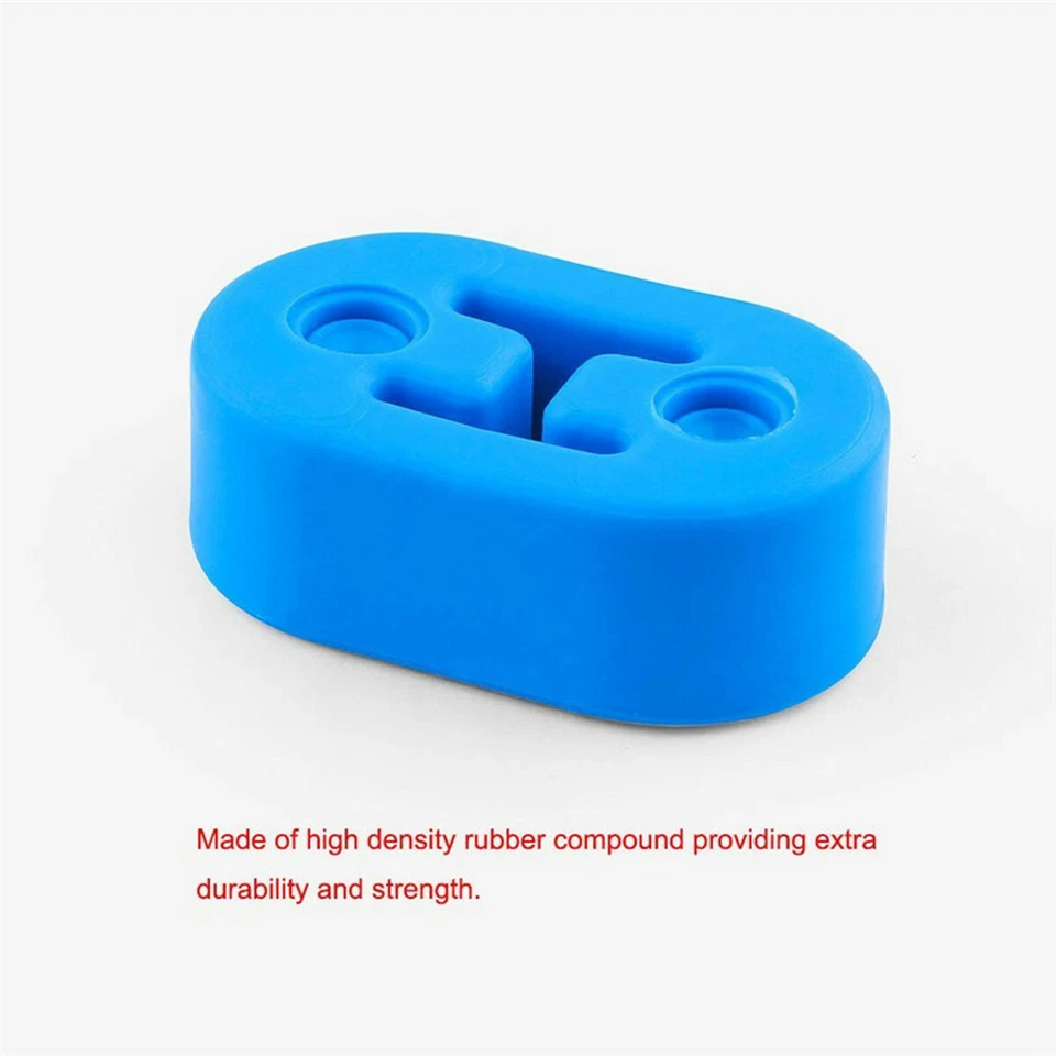 4 piezas 12 mm azul montaje escape aislador goma ojal suspensión buje varilla soporte Foto 4 de 4
