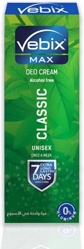 Vebix Deodorant Classic Cream Once a Week Mix No Odor Sweat ( 7 Packs X 25ml ) - Image 2 of 4