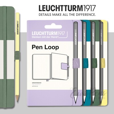  Stiftschlaufen für Notizbücher von Leuchtturm 1917 - glatte Farben NEU FÜR 2022