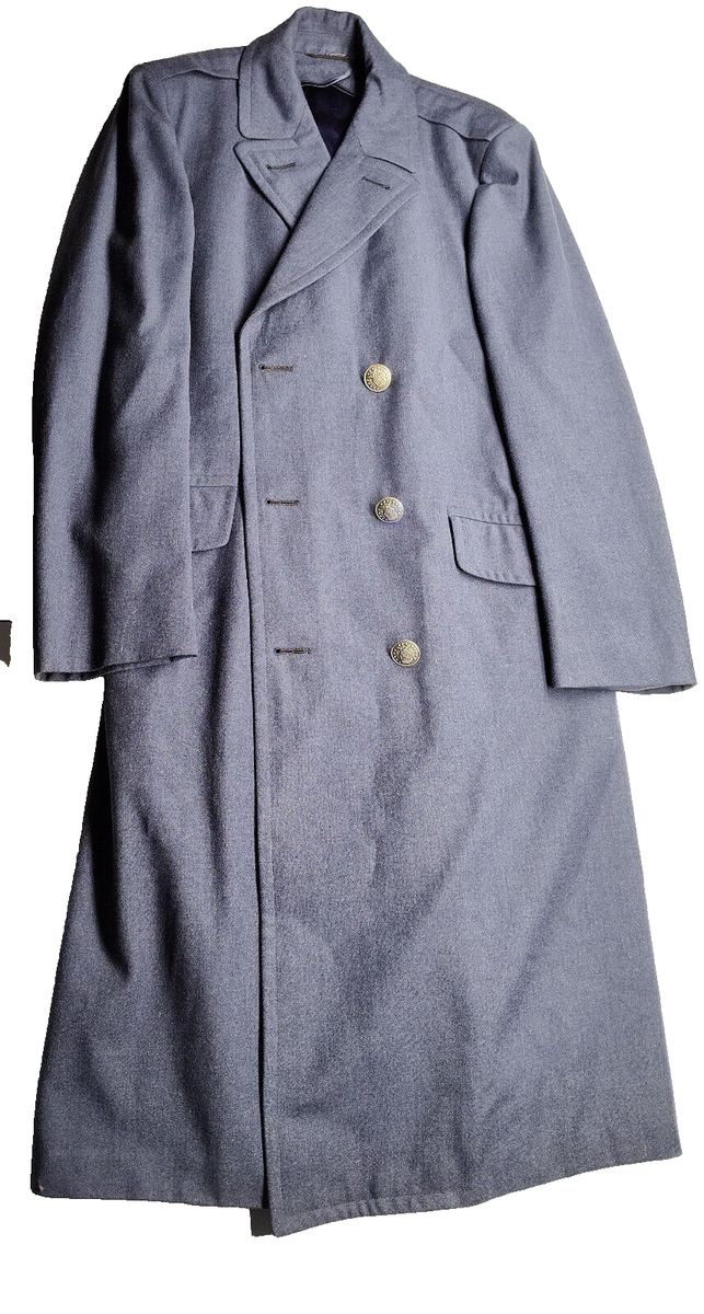 Vietnam War US Air Force USAF Serge Wool Officers Overcoat | eBay