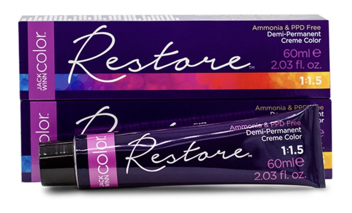 JACK WINN COLOR RESTORE Demi-Permanent Hair Color ~ Ammonia & PPD