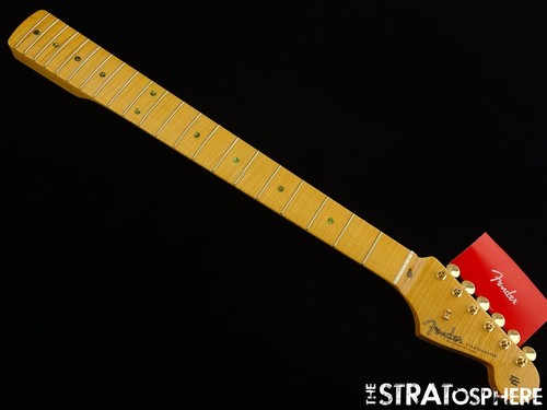 USA Fender Custom Shop 70th Annie 54 Strat NOS NECK + GOLD TUNERS Maple - Picture 2 of 8