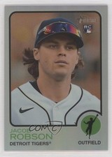 2022 Topps Heritage High Number Chrome Refractor 617/673 Jacob Robson #588 12ui