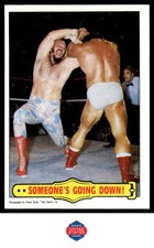 1985 Topps WWF Pro Wrestling Stars #39 Someone's Going Down!