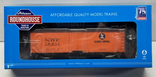 Refrigerador de acero Roundhouse HO IC Illinois Central 40' #16211. RND2259. ¡Nuevo! | Zustand: New