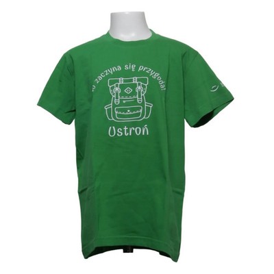 Stedman, T-shirt, Größe: 146/152, Classic-T, Grün, Baumwolle, Print #Mgb