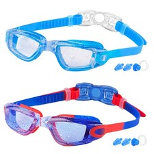 2 Pack Kids Swim Goggles Girls Boys Child Age 416 Pool Goggles 2 PCS