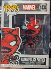 Funko Pop! Marvel Carnage Black Panther Vinyl Figure #1434