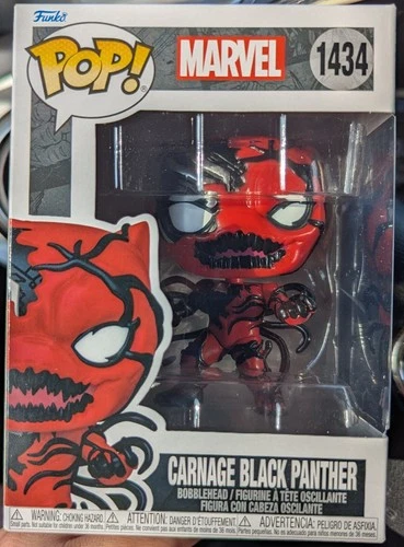 Funko Pop! Marvel Carnage Black Panther Vinyl Figure #1434