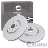2X A.B.S. Bremsscheiben 350Mm Vorne Passend FüR Jaguar F-PACE I-PACE XE XF Land