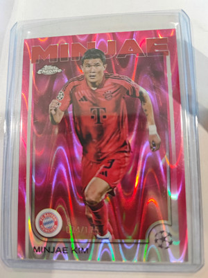 Topps Chrome UEFA Champions League 2025 Minjae Kim FC Bayern München #74/175