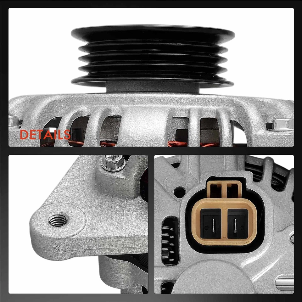 Alternador Generador 75A 12V Para Mitsubishi Colt IV Galant V Lancer V 1.6 1.8 - Imagen 2 de 4