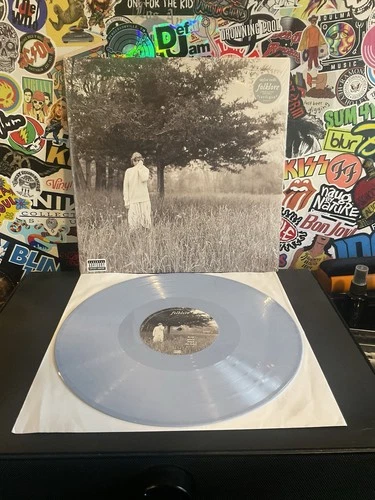 TAYLOR SWIFT Folklore HIDE AND SEEK VG++ 2LP BLUE VINYL W/HYPE STICKER