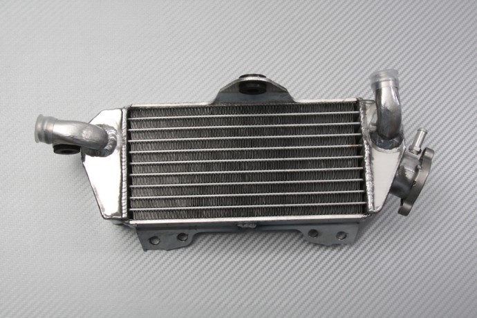 Radiateur alu racing KDX 250 droit à dissipation thermique maximale pour circuit eau
