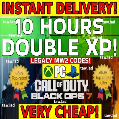 🔥10 HOURS! - Call Of Duty Black Ops 7 Double XP! | PS, XBOX, PC | ANY REGION!🔥