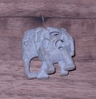 India Elephant Miniature Stone Carved Figurine — photo 3