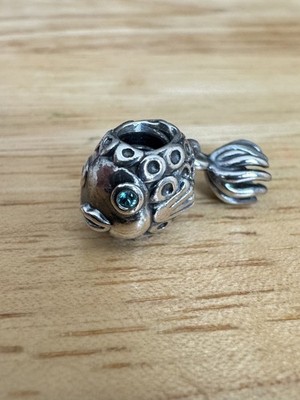Original Pandora Splish Splash beweglicher Fisch Charm
