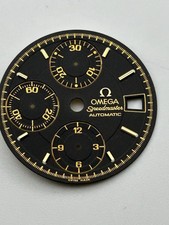 Omega Omega SpeedMaster Automatic Black-Gold Index color Dial NOS Genuine (U29)