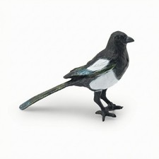 Magpie Figurine Miniature Magpie Model Sturdy for Shelf Display