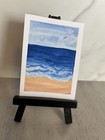 ACEO Original Ocean Painting | Miniature Art Trading Card | Gouache Painting — photo 3