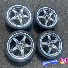 17" RAYS GRAM LIGHTS 57PRO 4x100 WHEELS RIMS JDM ADVAN SSR BBS WORK WEDS