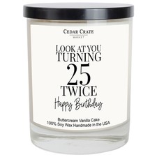 50th Birthday Gifts for Her Him,Happy 50th Birthday Decorations Candles Gift ...