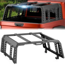 22.1" High Full-Size Overland Bed Racks For 2020-2025 Gladiator JT With Bed Rail