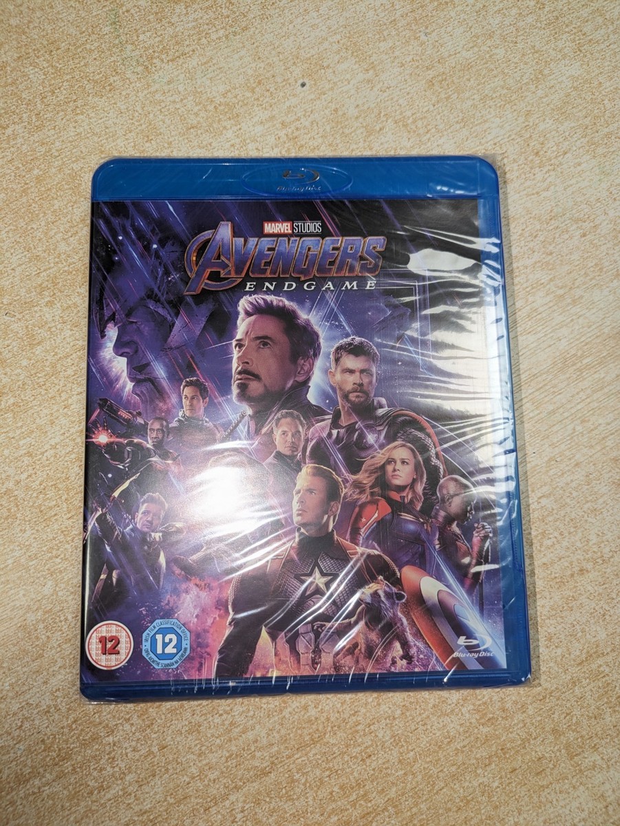 Avengers Endgame Blu Ray DVD (Sealed) Marvel 8717418549541 UK