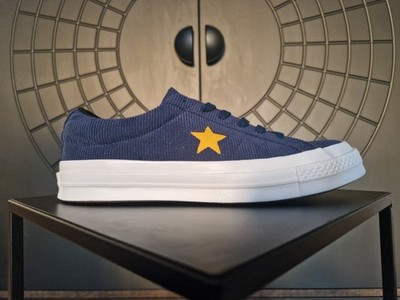 Converse One Star OX Navy Gold Gr 40 Neu OVP Cord Unisex Sneaker 161633C Schuhe