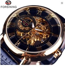 Forsining Automatic Skeleton Watch For Men Luminous  Classsic Mechanical Watch