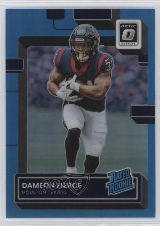2022 Panini Donruss Optic Rated Rookie Aqua Prizm /299 Dameon Pierce #240 0u2j