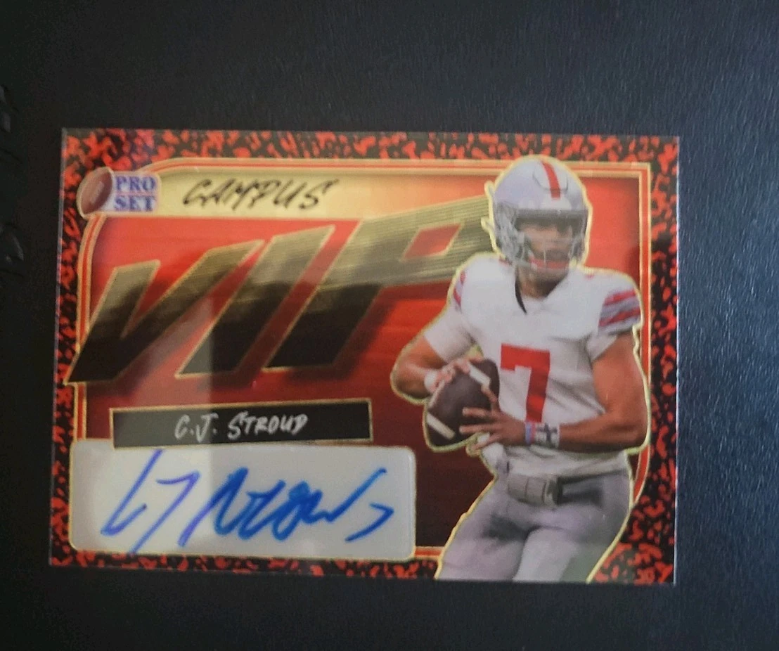2023 Leaf Pro Set CJ Stroud Auto 1/1 #VIP-CJS