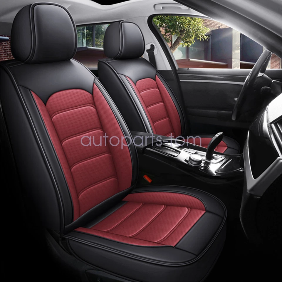 Car Seat Covers 5-Seats Front Rear Full Set Leather For Infiniti G20 M30 J30 Q45 Foto 3 de 4