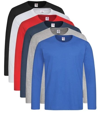 Stedman Classic ST2500 Unifarbenes Baumwoll Langarmshirt T-Shirt S - XXXL - Bild 1 von 2