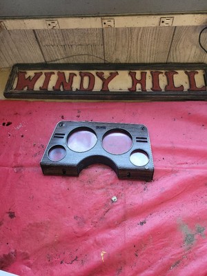1978 SUNBIRD SPEEDOMETER FACE BEZEL WOODGRAIN 250017972 8987826