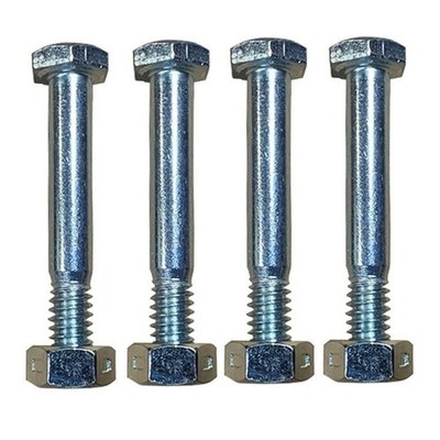 Qty 4: Shear Pins with Nut Fits Stiga Replaces 1812-9005-01