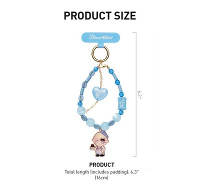 Pop Mart DIMOO Crush on Coffee Series Phone Charm ***Rose Love