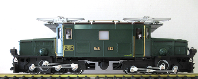 LGB 2140 RhB Green Ge 6/6 Crocodile Electric Locomotive #413 NEW