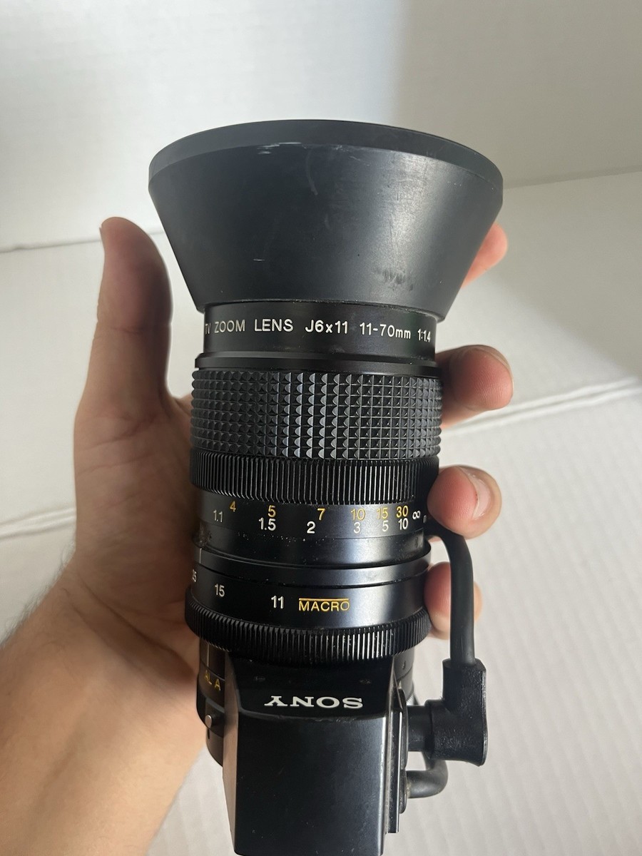 Sony Canon Tv Zoom J6xl1 11-70mm 1:1.4 Macro Industrial Camera