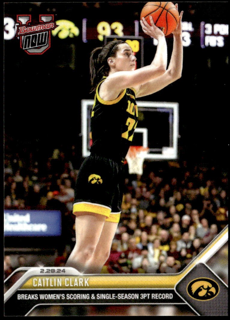 2023-24 Bowman U Now #59 Caitlin Clark Rookie F3