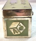 Vintage Silver Plated Baby Birth Certificate Box Rhinestone Teddy Bear Keepsakes — photo 6