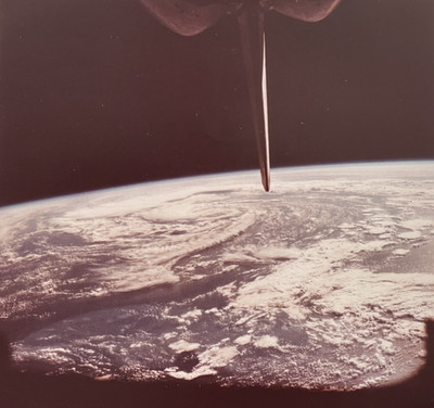 VINTAGE SPACE NASA  COLUMBIA SHUTTLE LARGE FORMAT  JPL KODAK PAPER  11 X 14