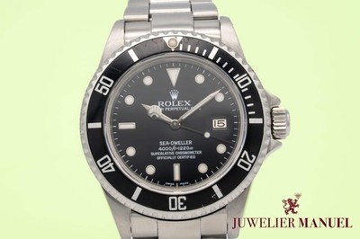 Rolex Sea-Dweller 16660 Triple Six Stahl Automatik 40mm Papers