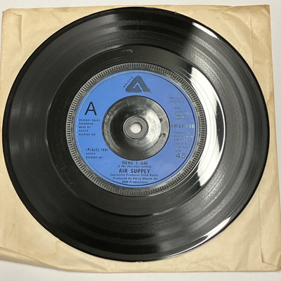 Air Supply - Here I Am / Don't Turn Me Away - Arista 7'' 1981 UK ARIST 435