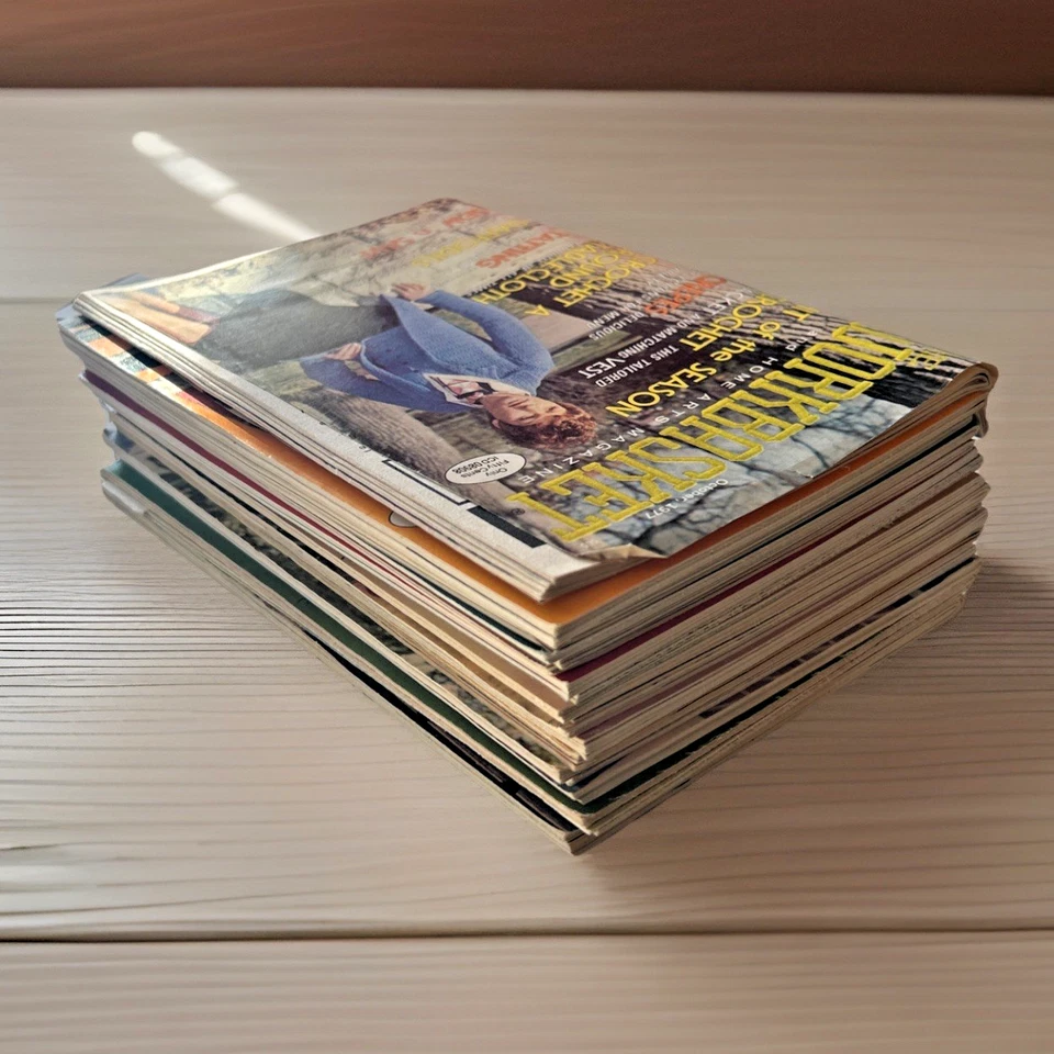 The Workbasket ~ 1977 to 1979  ~ Lot of 20 ~ Vintage Home and Needlecraft - Imagem 2 de 2