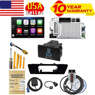 Factory SYNC 2 to SYNC 3 3.4 Upgrade Carplay KIT Fit For Ford Sync3 US APIM GPS