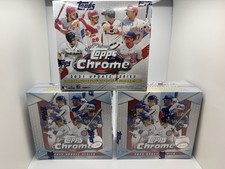 2021 & 2022 Topps Baseball Chrome Update Sealed Mega 3 Box Lot!