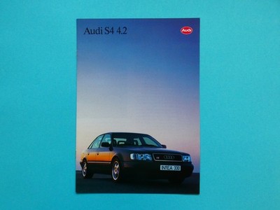 Prospekt / Katalog / Broschüre - Audi S4 (C4) - 4,2 V8 - Limousine - 03/93