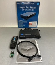 Digital Stream DTX9950 Analog Pass Through DTV Converter Box-Remote-Great Cond.